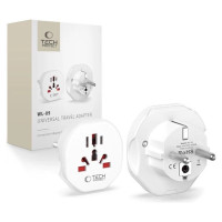 Tech-Protect Universal Travel Adapter to EU - white
