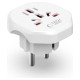 Tech-Protect Universal Travel Adapter to EU - white