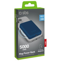 SBS Powerbank SBS TEBB5000MAG1CB 5000 mAh compatible with MagSafe - blue