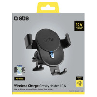 SBS Smartphone holder with inductive charger SBS TESUPWIR10CLIPSTG 10W - black