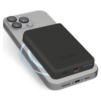 SBS TEBB5000MAG1CK Wireless Power Bank 5000 mAh USB-C, MagSafe Compatible - Black