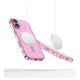 Tech-Protect MagFlex MagSafena iPhone 16 Case - Clear / Pink
