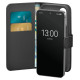 Puro Booklet Case with Flip and Wallet for Samsung Galaxy S25+ - Black