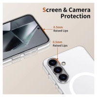 Tech-Protect MagSlim MagSafe Case for Samsung Galaxy S25 - Clear