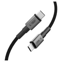 Tech-Protect UltraBoost DNA USB-C PD60W/3A Cable 25cm - Gray