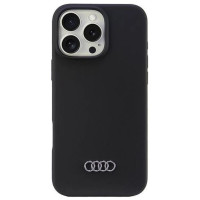 Audi Silicone Case iPhone 16 Pro Max 6.9" black/black hardcase AU-LSRIP16PM-Q3/D1-BK