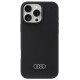 Audi Silicone Case iPhone 16 Pro Max 6.9" black/black hardcase AU-LSRIP16PM-Q3/D1-BK