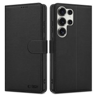 Tech-Protect Wallet Case for Samsung Galaxy S25 Ultra - Black