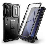 Tech-Protect Kevlar Cam+ Case for Samsung Galaxy S25+ - Black