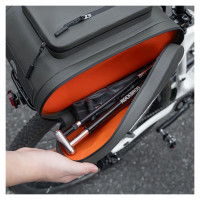 Rockbros waterproof bike pannier, for trunk, capacity 14l - gray