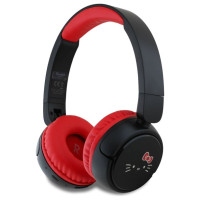 Hello Kitty Face Logo Bluetooth On-Ear Headphones - Red