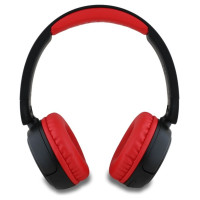 Hello Kitty Face Logo Bluetooth On-Ear Headphones - Red