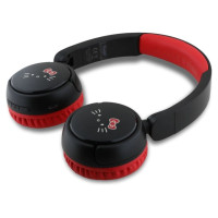 Hello Kitty Face Logo Bluetooth On-Ear Headphones - Red