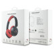 Hello Kitty Face Logo Bluetooth On-Ear Headphones - Red