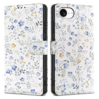 Tech-Protect Wallet Case for iPhone 16e - Daisies with Leaves