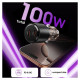 Tech-Protect CC03 2-port PD100W car charger - black