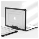 Tech-Protect SmartShell Pro case for MacBook Air 15" 2023-2025 M2 / M3 / M4 - transparent and black