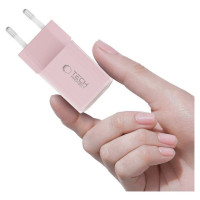 Tech-Protect NCM33W 2-port PD33W/QC3.0 wall charger - pink