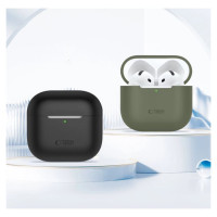 Tech-Protect Silicone Case for Apple AirPods 4 - Black