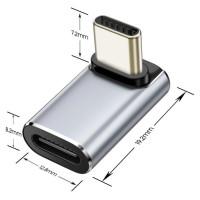 Tech-Protect Ultraboost AA02 USB-C Angled Adapter - Gray