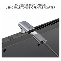 Tech-Protect Ultraboost AA02 USB-C Angled Adapter - Gray