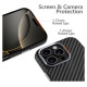 Tech-Protect Ion Carbon MagSafe Case for Samsung Galaxy S25 Ultra - Black