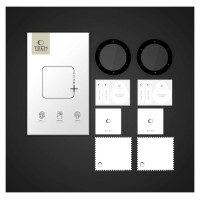 Tech-Protect Glass Flex+ 2-pack hybrid glass for Garmin Venu 2S - black