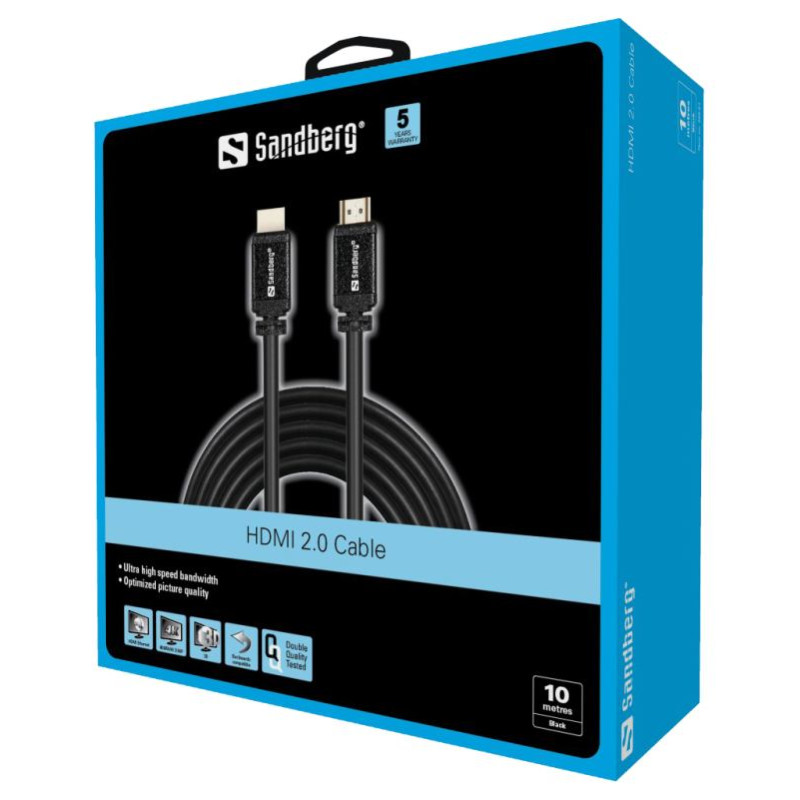 Sandberg 509-01 HDMI 2.0 19M-19M, 10m