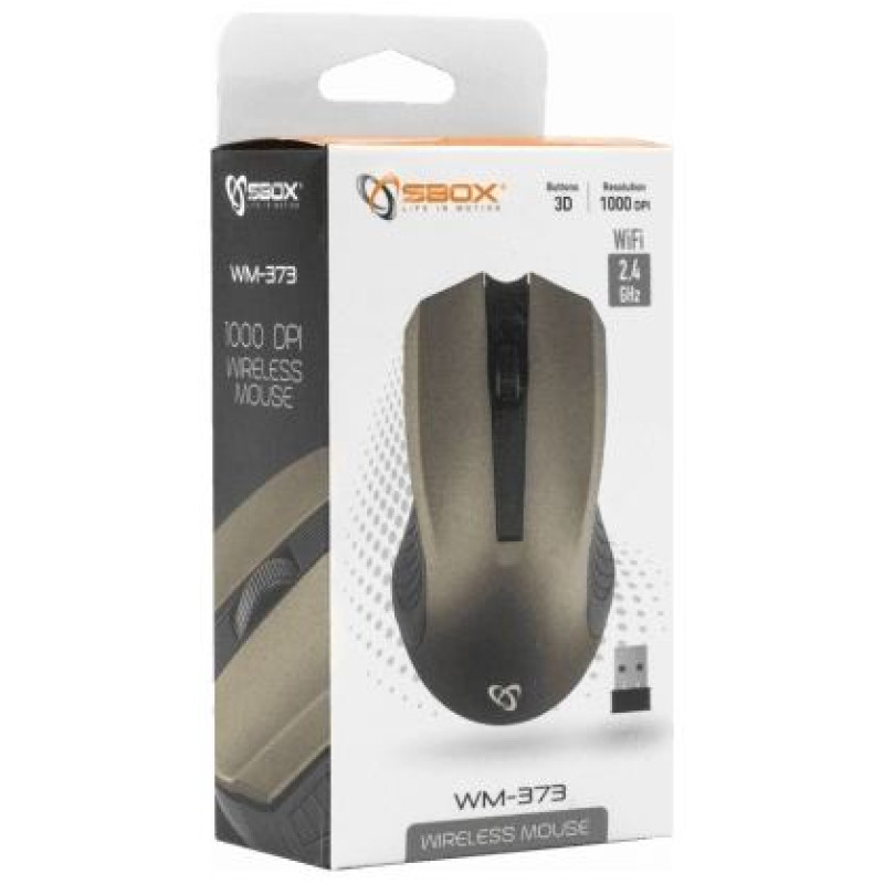 Sbox WM-373G Wireless Mouse Gray