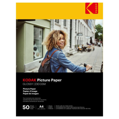 Kodak Picture Paper 230g 11.8 mil Glossy 4/6x100 (9891267)