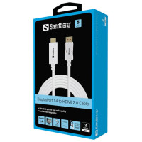 Sandberg 509-16 DisplayPort 1.4-HDMI 4K60Hz 2m