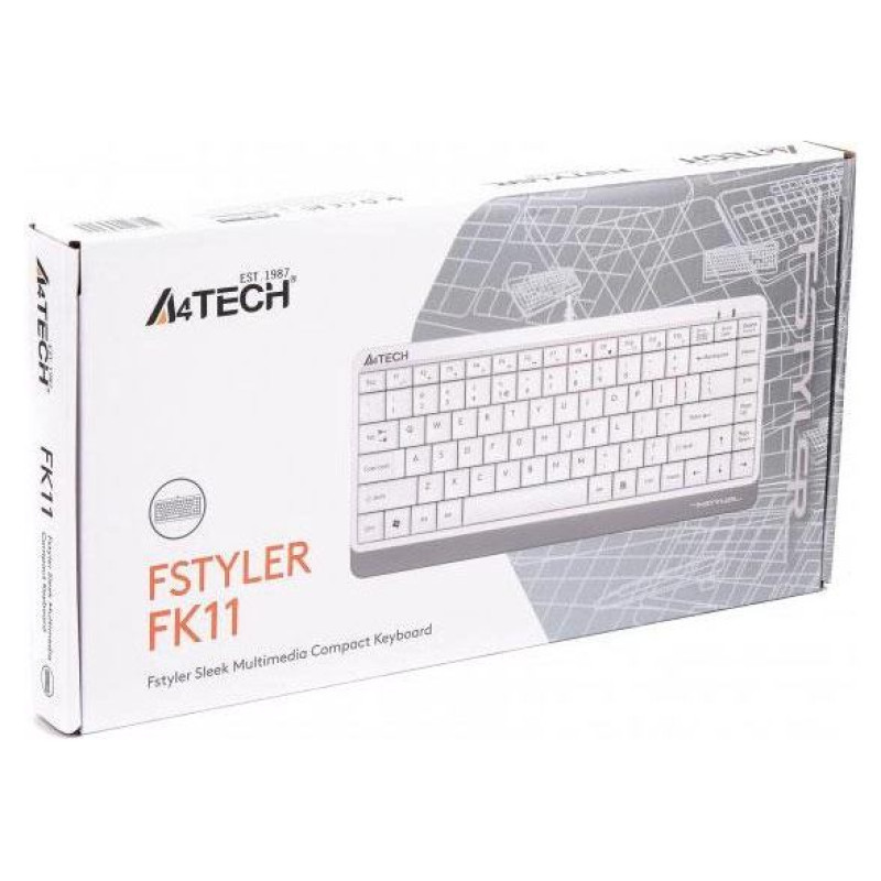 A4Tech 47119 FStyler FK11 White