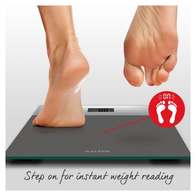 Salter 9206 SVSV3RCFEU16  Glass Bathroom Scales