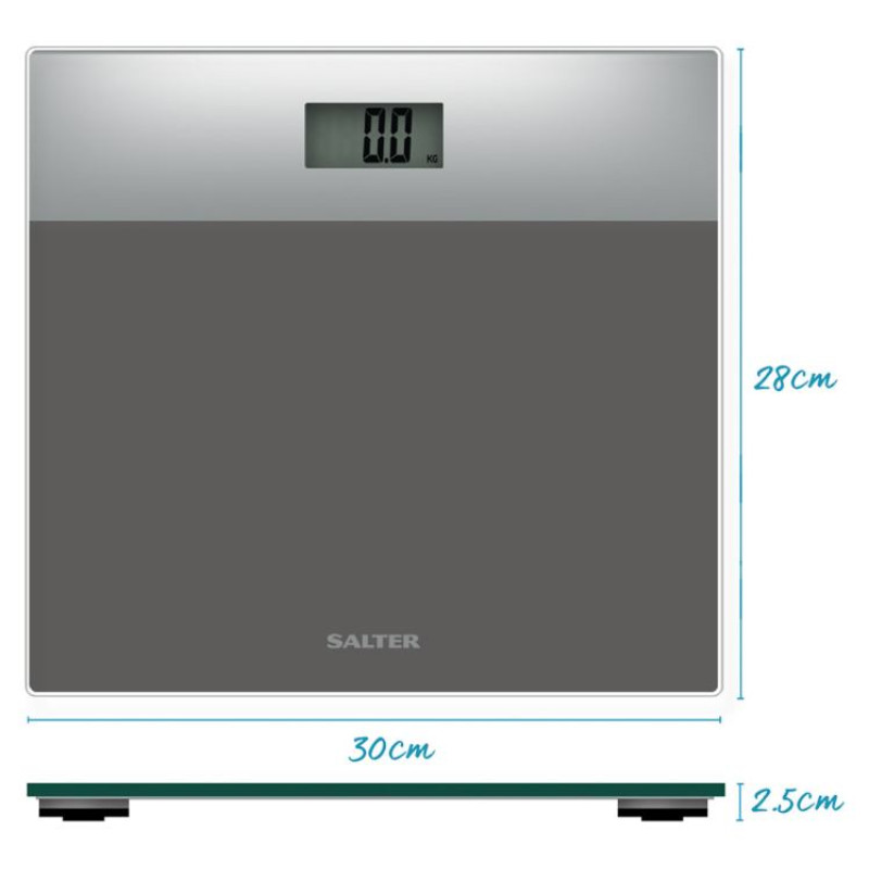 Salter 9206 SVSV3RCFEU16  Glass Bathroom Scales