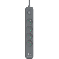 Tracer 47026 Power Line+ 1.5m (4 outlets +1x USB A+ 1x Type C, PD18W)