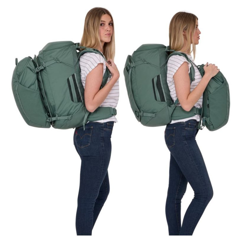 Thule 5316 Landmark 60L Womens Travel Pack Hazy Green