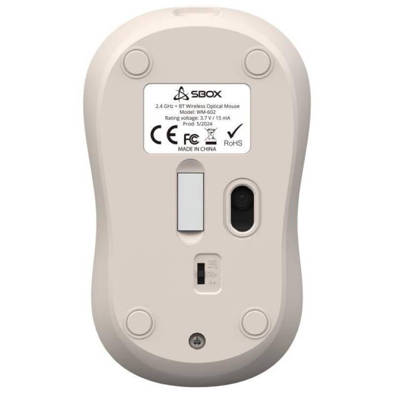 Sbox WM-602 Beige Wireless