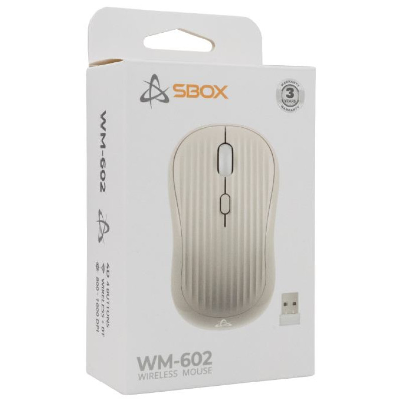 Sbox WM-602 Beige Wireless