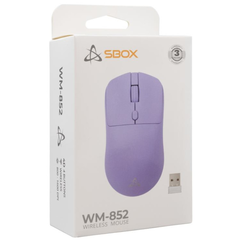 Sbox WM-852 Purple Wireless