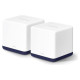 Mercusys Wireless Router|MERCUSYS|Wireless Router|2-pack|1900 Mbps|Mesh|LAN \ WAN ports 3|HALOH50G(2-PACK)