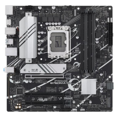 Asus Mainboard|ASUS|Intel B760 Express|LGA1700|Micro-ATX|Memory DDR4|Memory slots 4|1xPCI-Express 4.0 16x|2xM.2|1xHDMI|1xDisplayPort|4xUSB 2.0|2xUSB 3.2|1xPS/2|1xRJ45|3xAudio port|PRIMEB760M-AD4-CSM