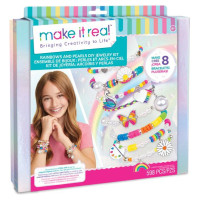 Make It Real DIY Rotaslietu komplekts Varavīksnes un pērles