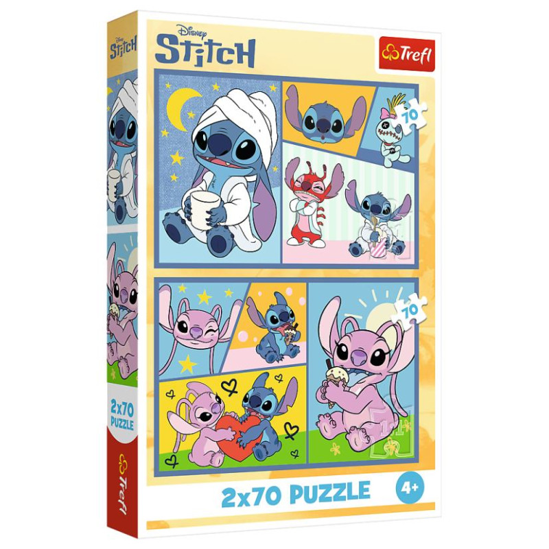 Trefl DISNEY STITCH Pužļu komplekts, 2x70 gab.