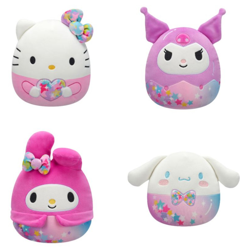 Squishmallows HELLO KITTY W25 Plī&scaron;a rotaļlieta, 20 cm
