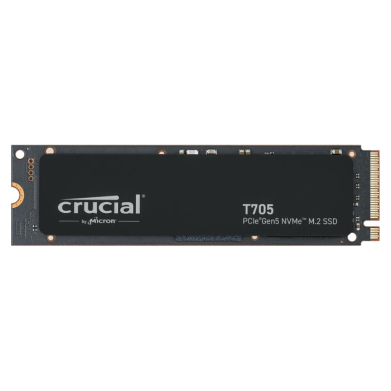 Crucial SSD|CRUCIAL|T705|4TB|M.2|PCIe Gen5|NVMe|Write speed 12600 MBytes/sec|Read speed 14100 MBytes/sec|TBW 2400 TB|CT4000T705SSD3