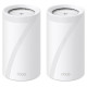 Tp-Link Wireless Router|TP-LINK|Wireless Router|19000 Mbps|Mesh|Wi-Fi 7|2x2.5GbE|1x10GbE|1xSPF+|DHCP|DECOBE85(2-PACK)