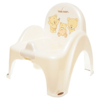 Tega Baby Podiņš-krēsliņš ar mūziku BEAR white pearl TegaBaby PO-043
