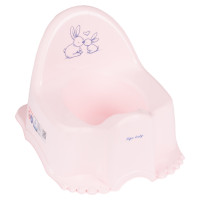 Tega Baby Podiņš muzikālais ECO RABBITS light pink TegaBaby PO-059-104