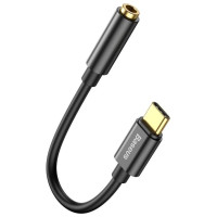 Baseus L54 adapter for USB-C headphones / mini jack 3.5mm DAC 24 bit 48 KHz - black