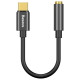 Baseus L54 adapter for USB-C headphones / mini jack 3.5mm DAC 24 bit 48 KHz - black